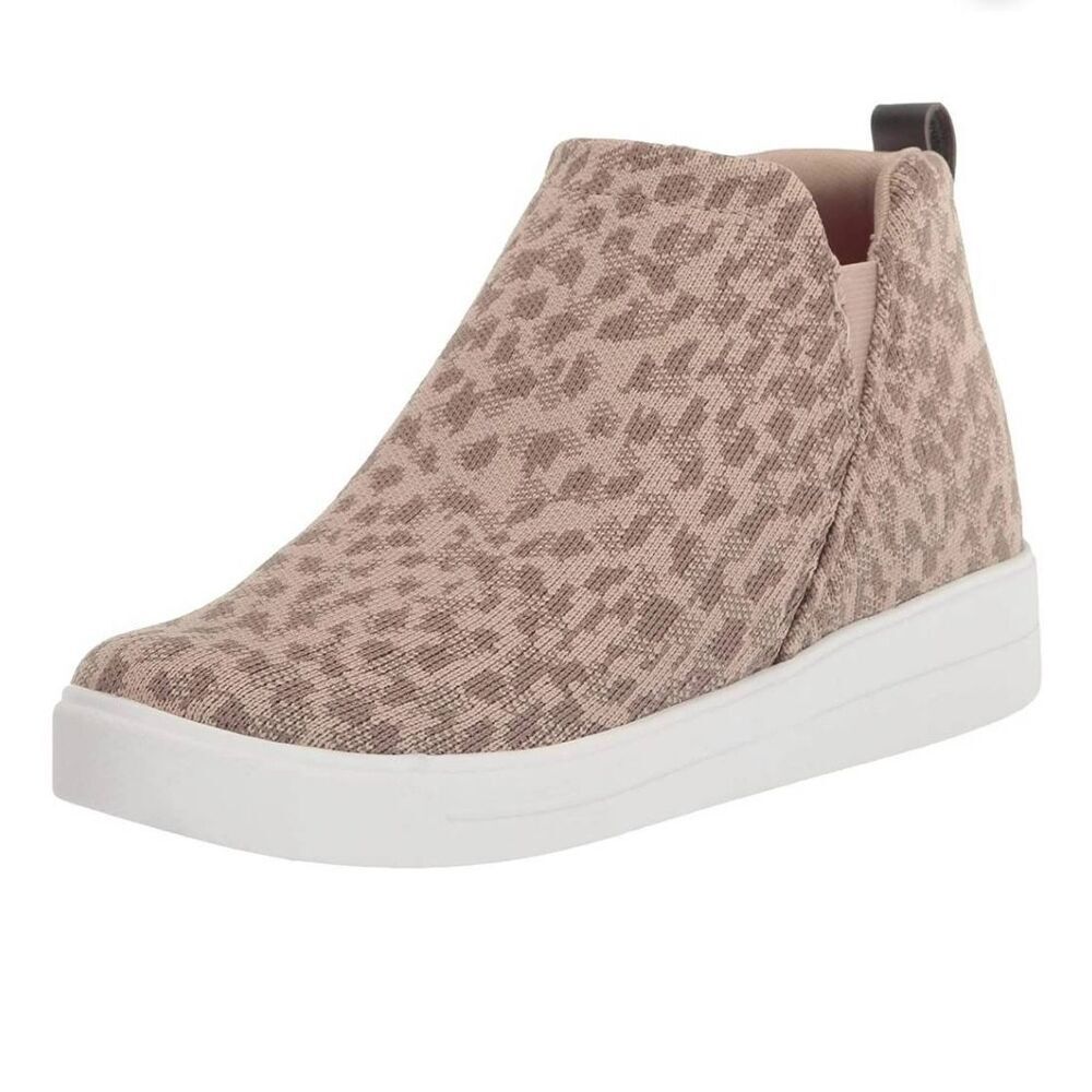 Ryka Vera Slip On Sneaker Removable Wedge Leopard Cheetah Womens 10 NWOB Comfort